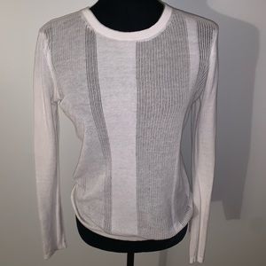 ALLSAINTS Mesh Sweater (White)